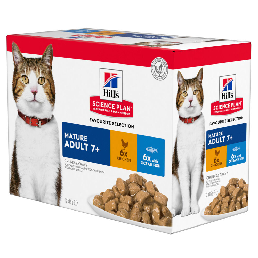 Hill's Science Plan Senior - Kattenvoer - 12x85 gram