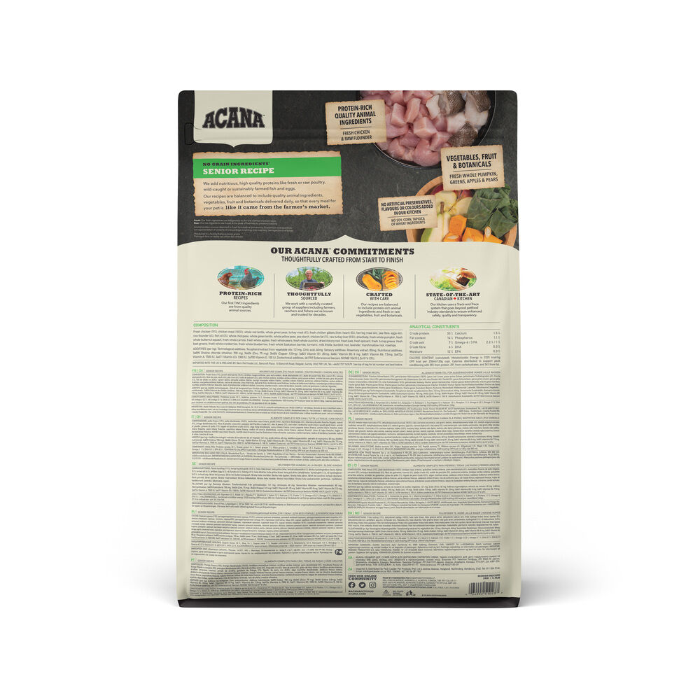 Acana Dog recipe Senior - Hondenvoer - Gevogelte - 2 kg