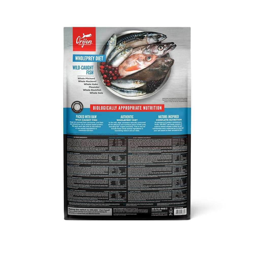 Orijen Six Fish Dog Whole Prey - Hondenvoer - 6 - vis