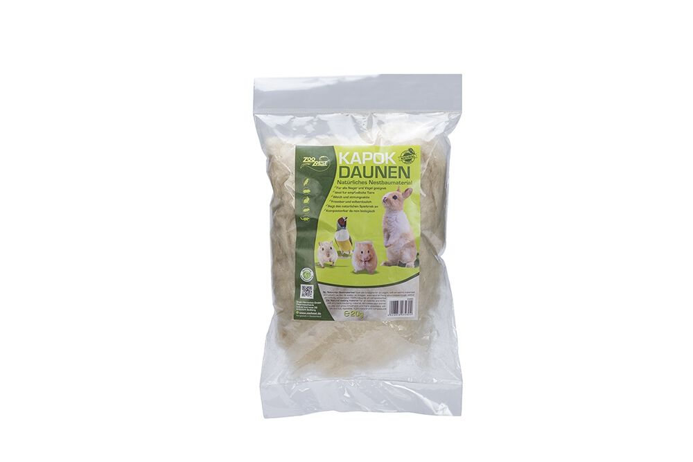 Zoobest Kapok - Nestmateriaal - 20 - Wit - 25x16x5 cm Zoobest Kapok - Nestmateriaal - 20 - Wit - 25x16x5 cm