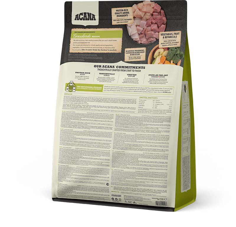 Acana Regionals Grasslands Dog Highest proteïn - Hondenvoer - 2 - eend, lam
