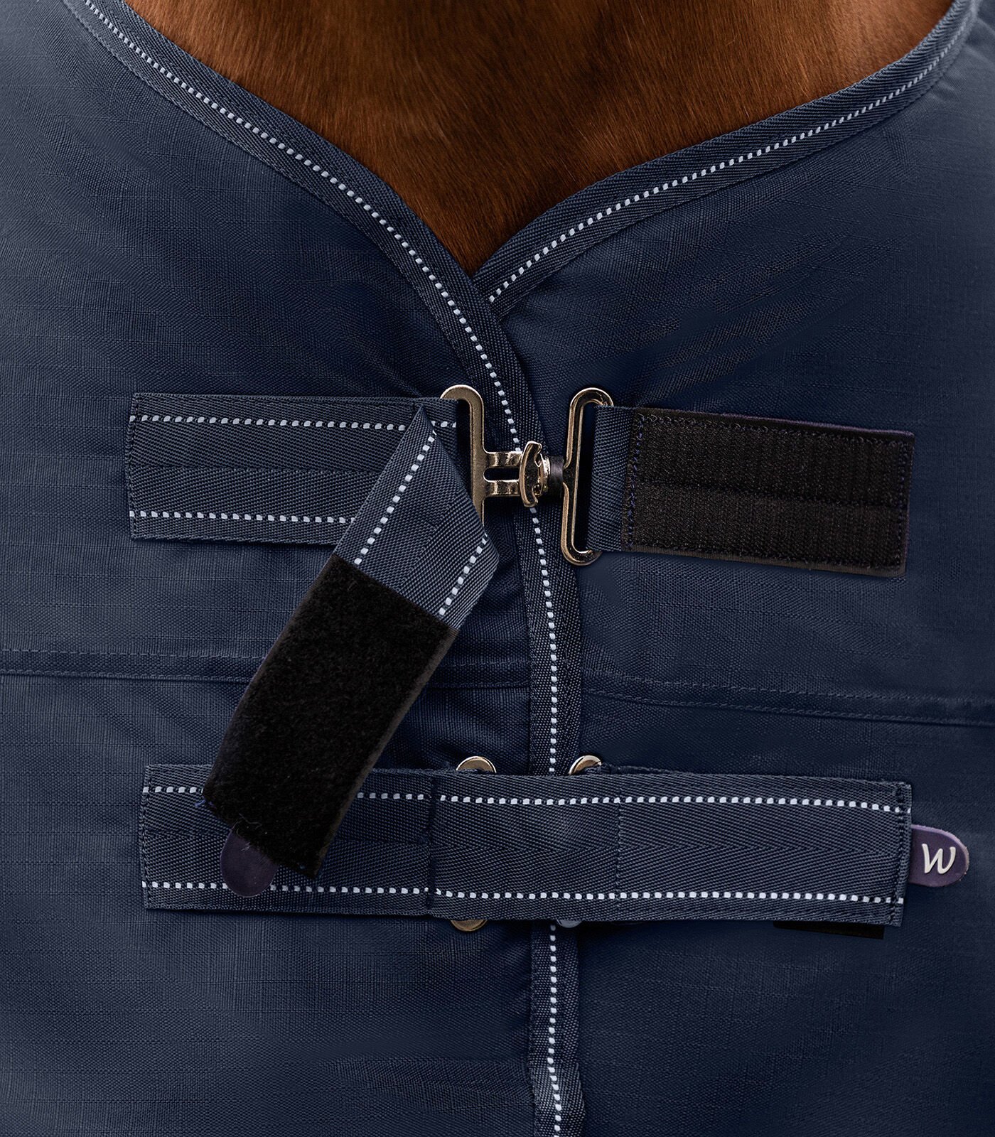 Waldhausen Arctic 300 gr - Winterdeken - Paardendeken - 1.00 cm - Blauw - 1.00 cm - 115/165 - 1.00 cm