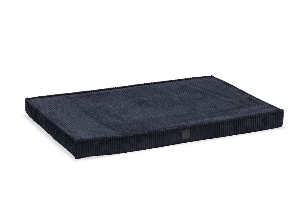 Designed by Lotte Ribbed Orthopedisch - Benchkussen - Antraciet - 108x69x8cm - Groot