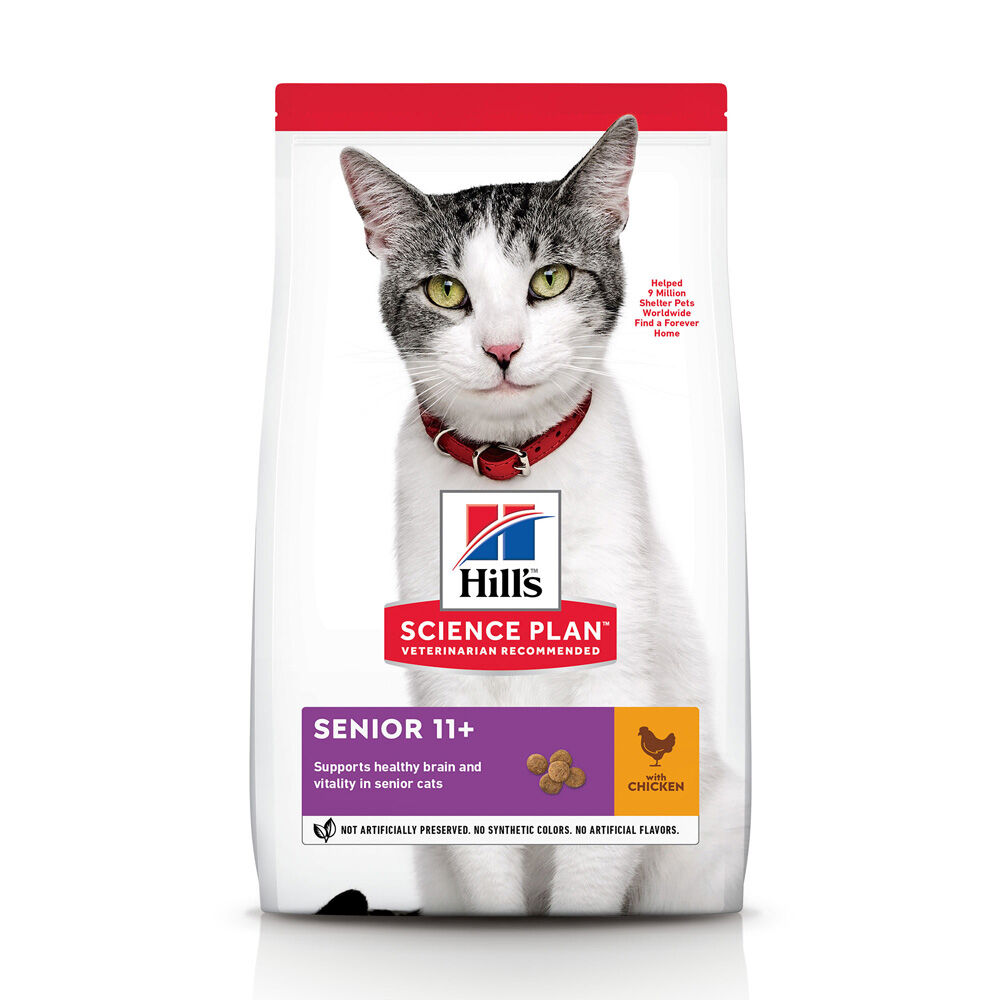 Hill's Science Plan Senior - Kattenvoer - Kip - 3 kg