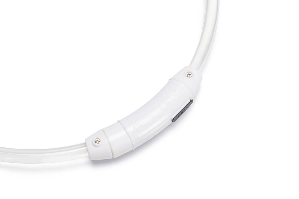 Beeztees Dogini USB - Lichtgevende halsband Hond - 65 cm - 30.50 cm - multi - 10 mm - 21.00 cm - 65.00 cm