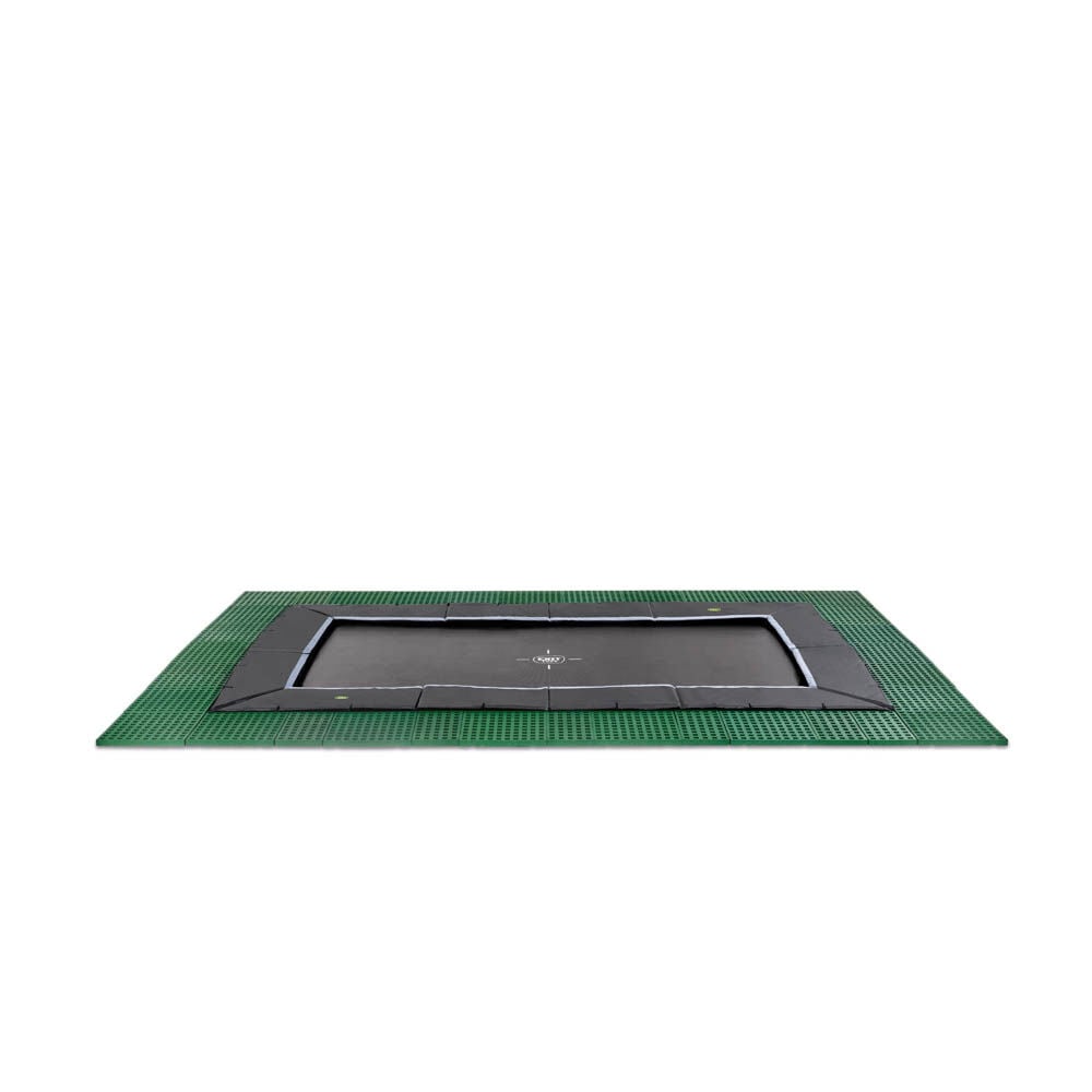 Exit Dynamic - Groundlevel trampoline - Zwart - 1x244x427 cm Exit Dynamic - Groundlevel trampoline - Zwart - 1x244x427 cm