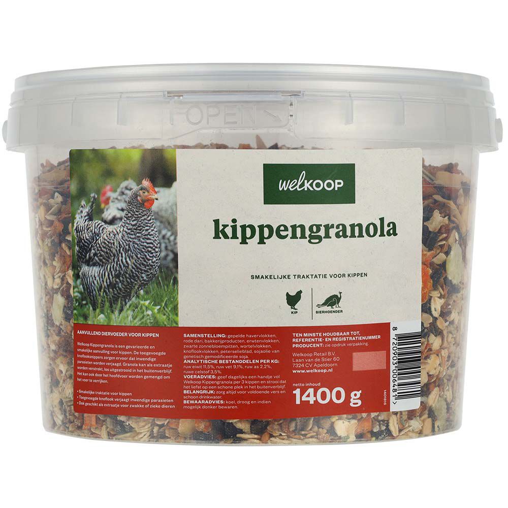 Welkoop Granola - Kippensnack Welkoop Granola - Kippensnack