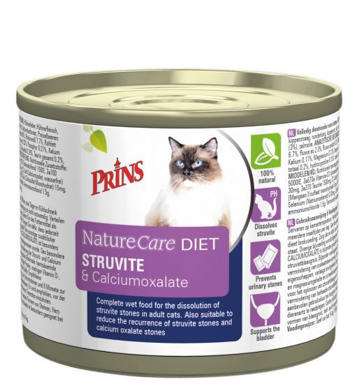 Prins Dieet NatureCare Struvite - Kattenvoer veterinair Prins Dieet NatureCare Struvite - Kattenvoer veterinair