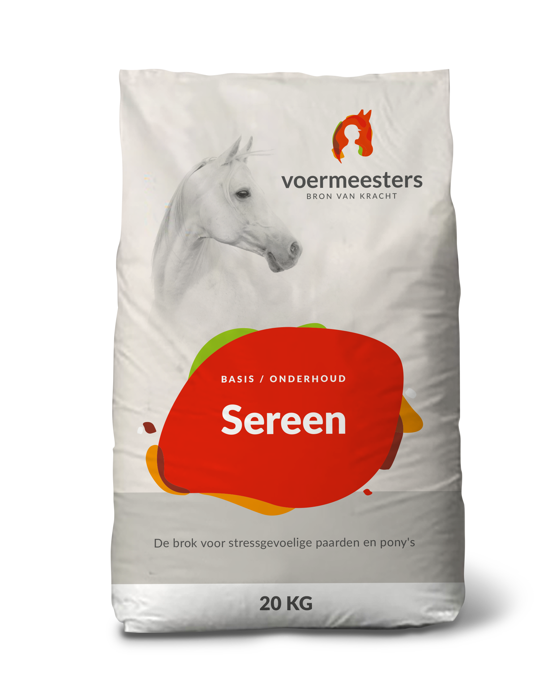 Voermeesters Sereen - Basisvoeding - 20 kg - Zak