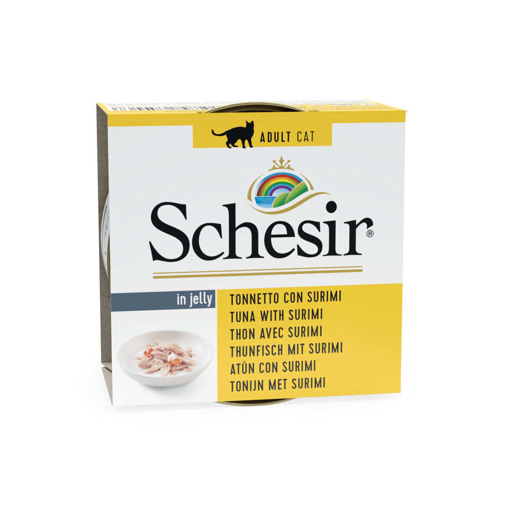 Schesir - Kattenvoer in Gelei - Tonijn - 85 gram