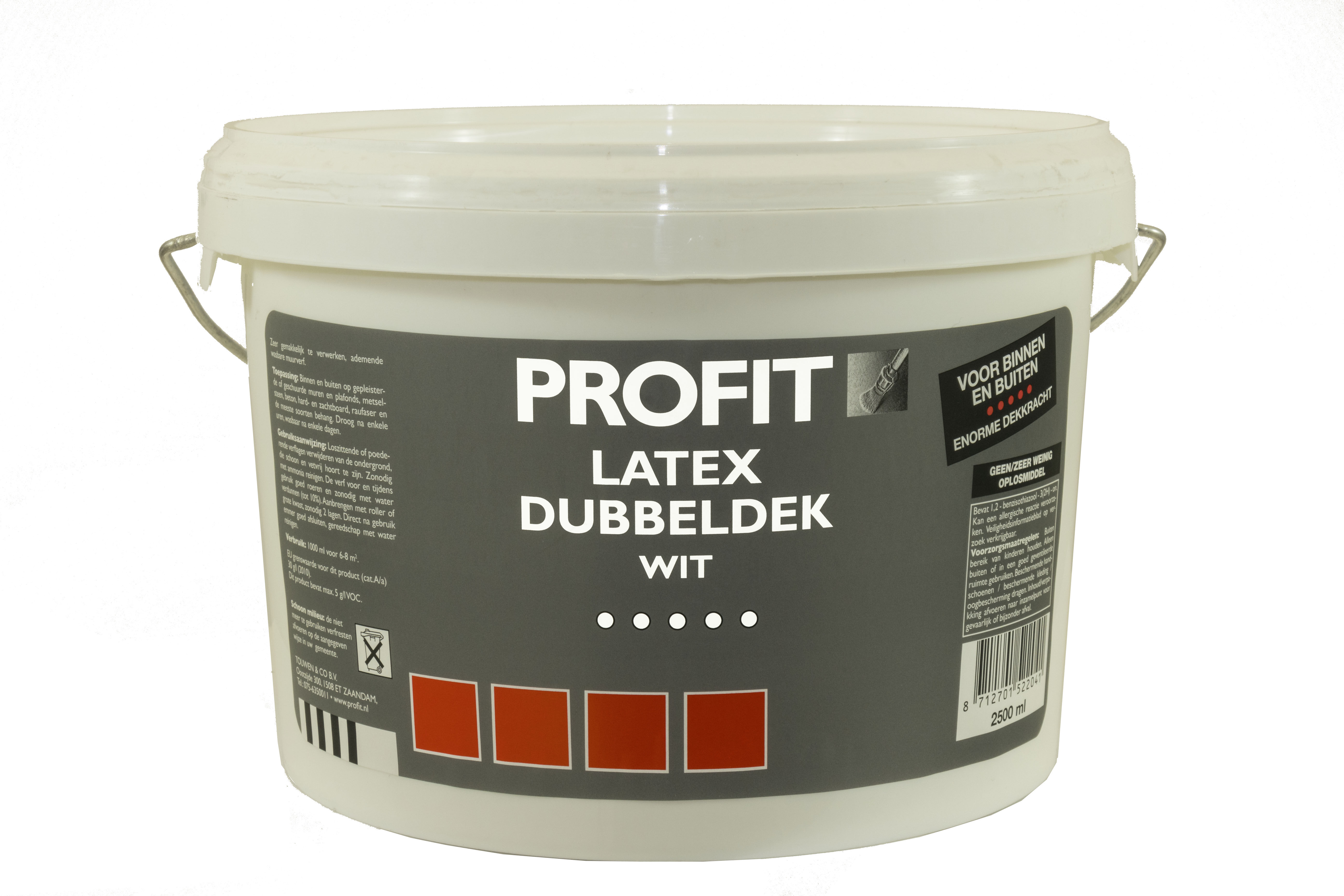 Tenco - Profit Latex Dubbeldek - 2.5 - Wit Tenco - Profit Latex Dubbeldek - 2.5 - Wit