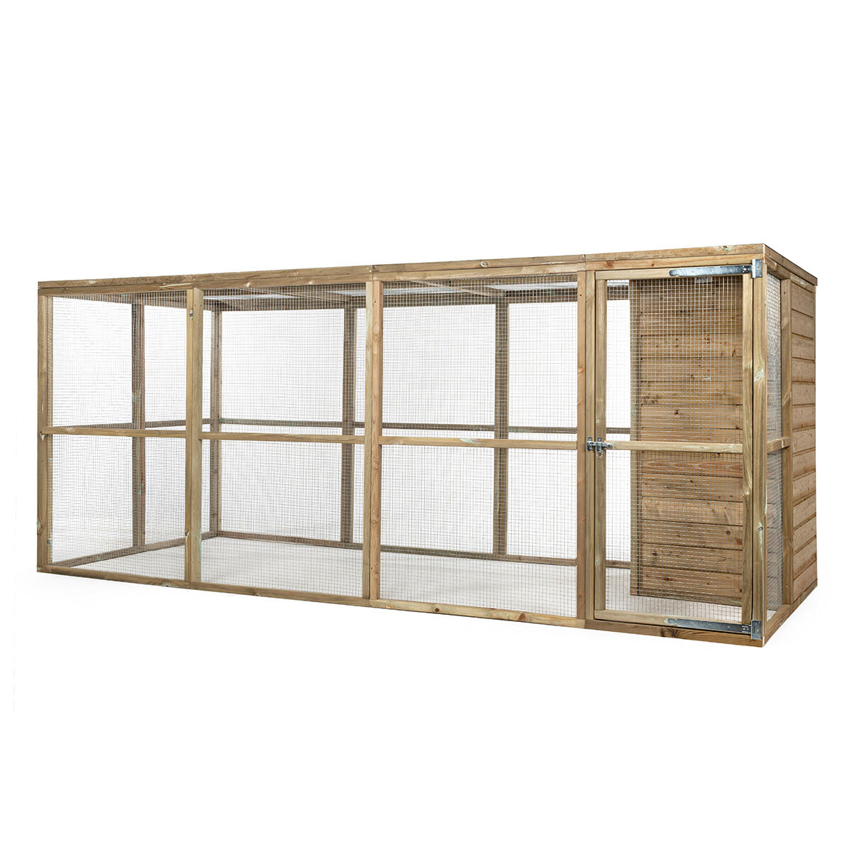 Glorenza - Volière - 183.00 cm - Naturel - 448.00 cm - 179.00 cm