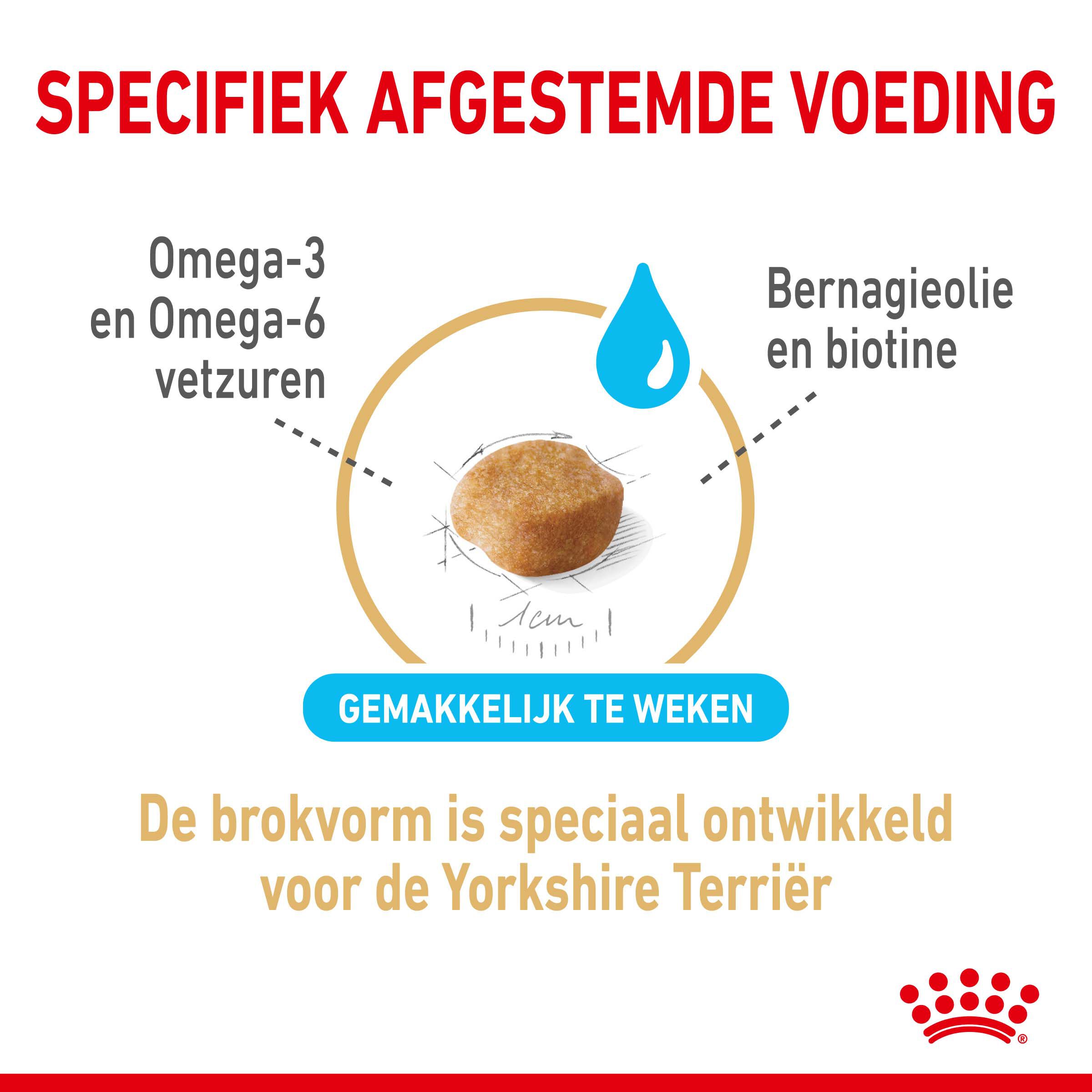 ROYAL CANIN® Adult 8+ Yorkshire Terriër  - Hondenvoer - 1.5 - gevogelte