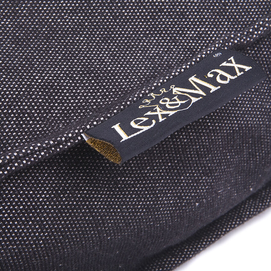 Lex & Max Mick - Orthopedisch Benchkussen - Zwart - 50x75x13 cm - M