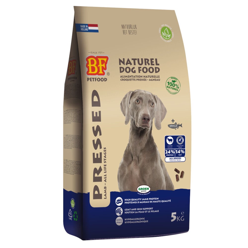 BF Petfood Geperst Lam& Rijst - Hondenvoer - Rijst - 5 kg