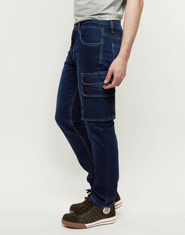247 Jeans Rhino S20 N608S20002 - Werkspijkerbroek - 30 - Denim blauw - 32