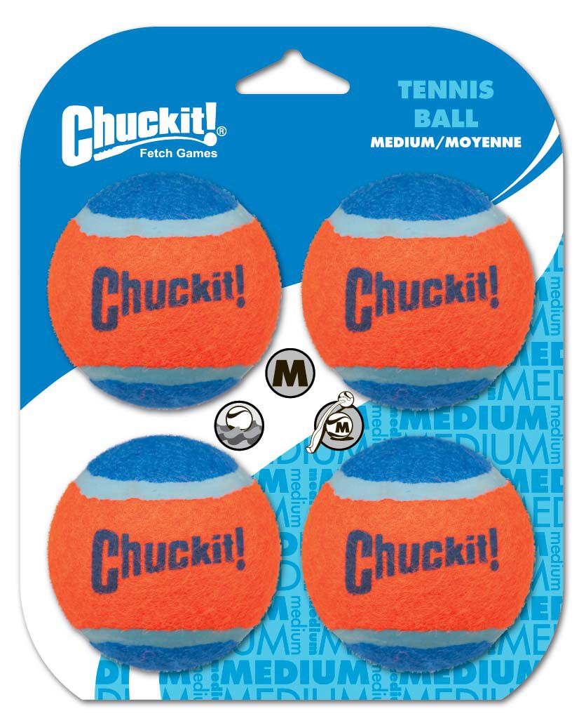 Chuckit Super Crunch ball - Hondenspeelgoed - Oranje/Blauw - 18.50x14.50x14.50 cm - M