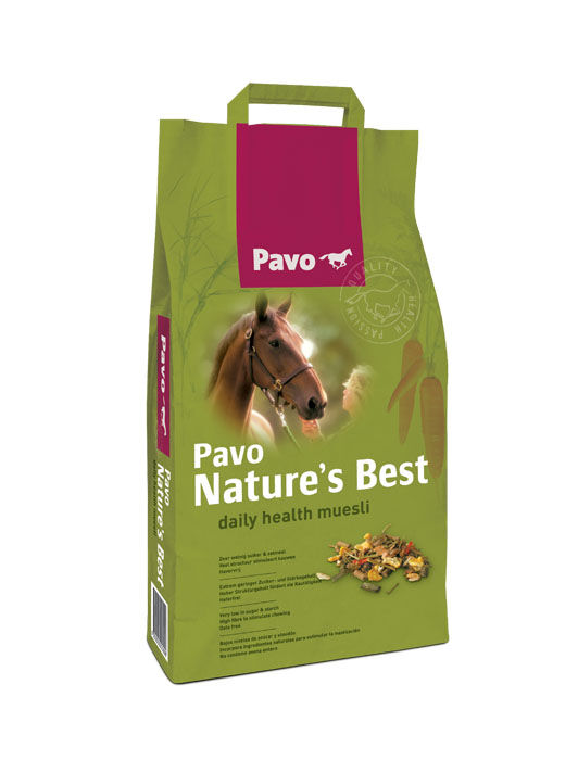 Pavo Nature's Best Musli - Basisvoeding - Paardenvoer - 3.00 - Zak Pavo Nature's Best Musli - Basisvoeding - Paardenvoer - 3.00 - Zak