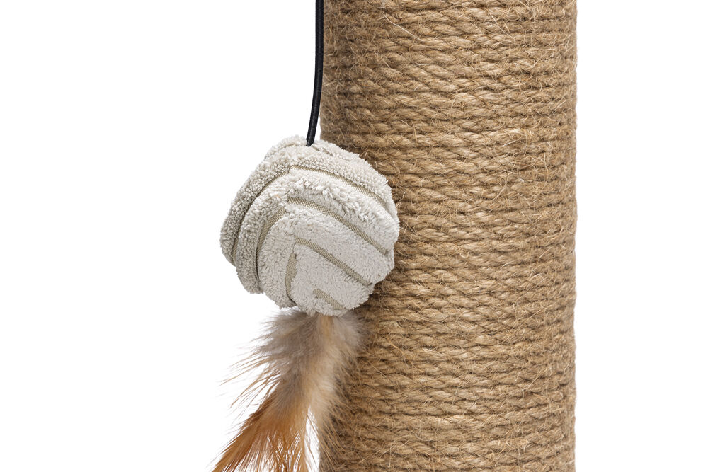 Designed by Lotte Ribbed - Krabpaal - Lichtgrijs - 51x35x35.5 cm