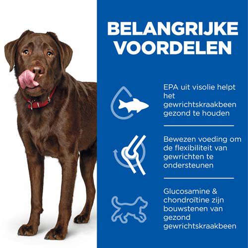 Hill's Science Plan Adult Healthy Mobility Large Breed - Hondenvoer - Kip - 12 kg