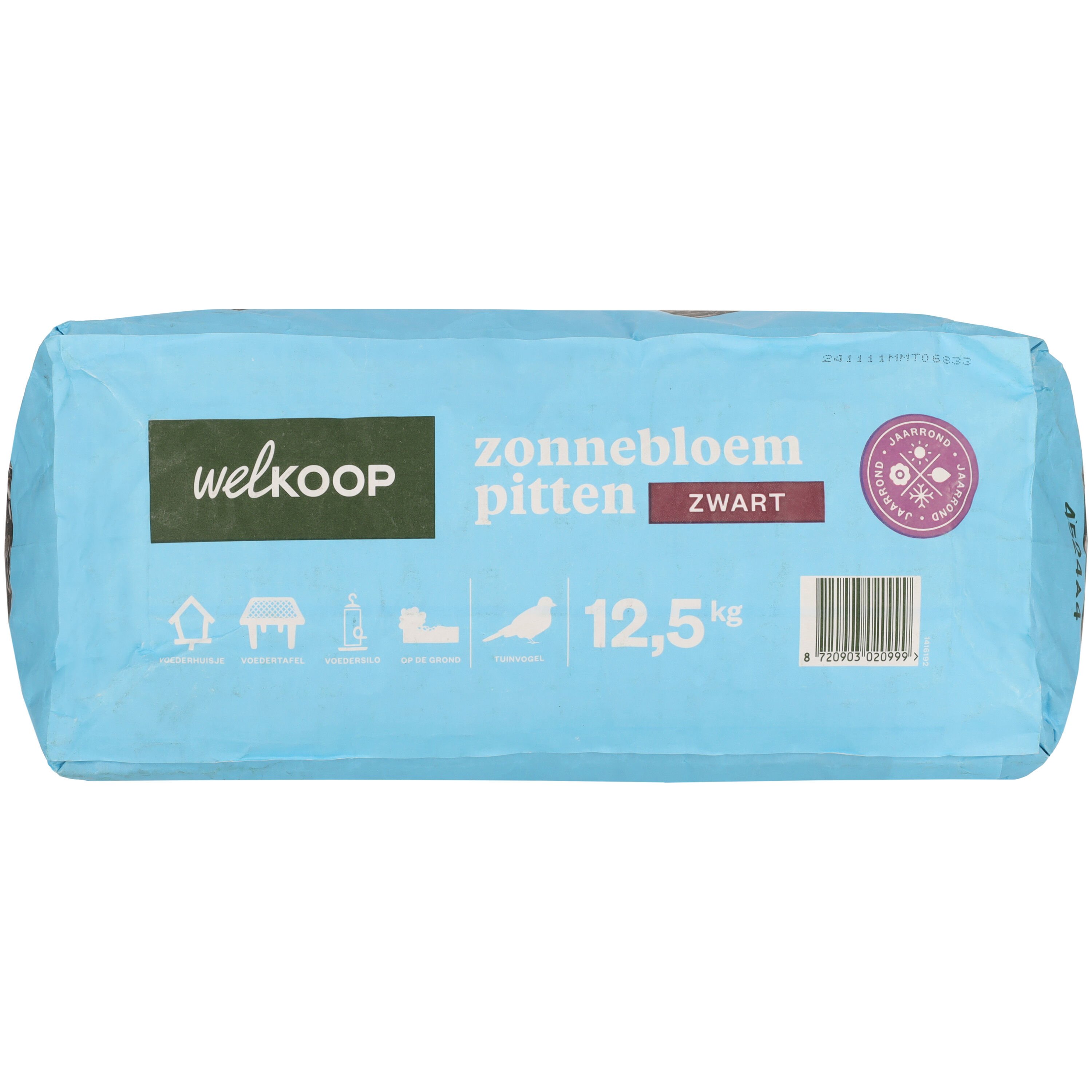 Welkoop - Zwarte Zonnebloempitten - Tuinvogelvoer - 12.5