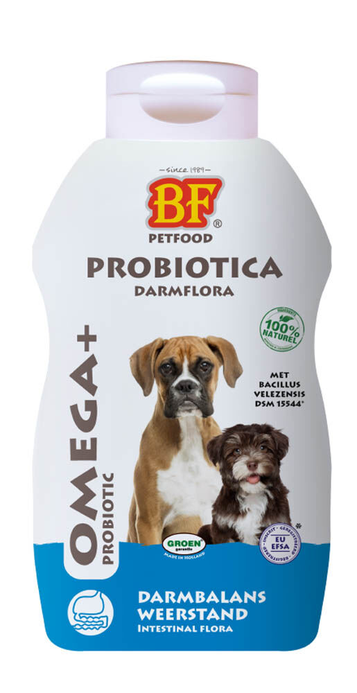 BF Petfood Omega+ Probiotica - Spijsvertering en darmflora Hond BF Petfood Omega+ Probiotica - Spijsvertering en darmflora Hond