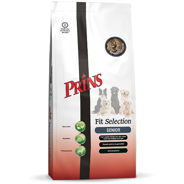 Prins Fit Selection Senior - Hondenvoer - 15.00 - kip