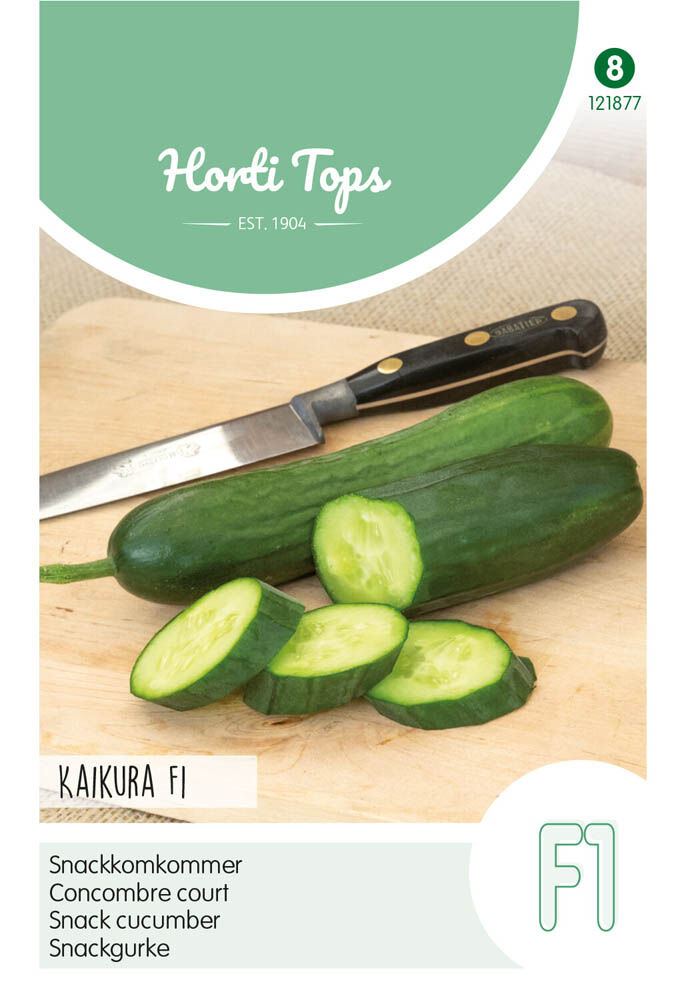 Horti Tops Snackkomkommer  Kaikura F1 - Groentezaden Horti Tops Snackkomkommer  Kaikura F1 - Groentezaden