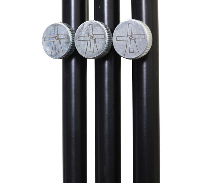 The Windmill Cast Iron - Verlengpoten driepoot - Zwart