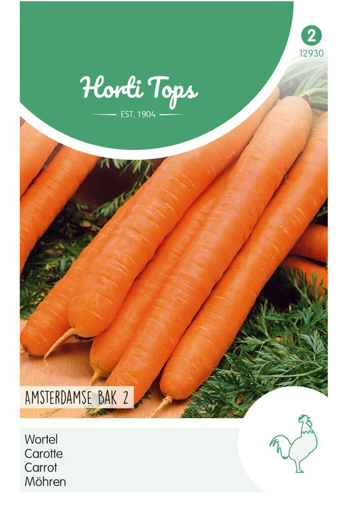 Hortitops Wortelen Daucus carota Amsterdamse Bak 2 - Groentezaden Hortitops Wortelen Daucus carota Amsterdamse Bak 2 - Groentezaden