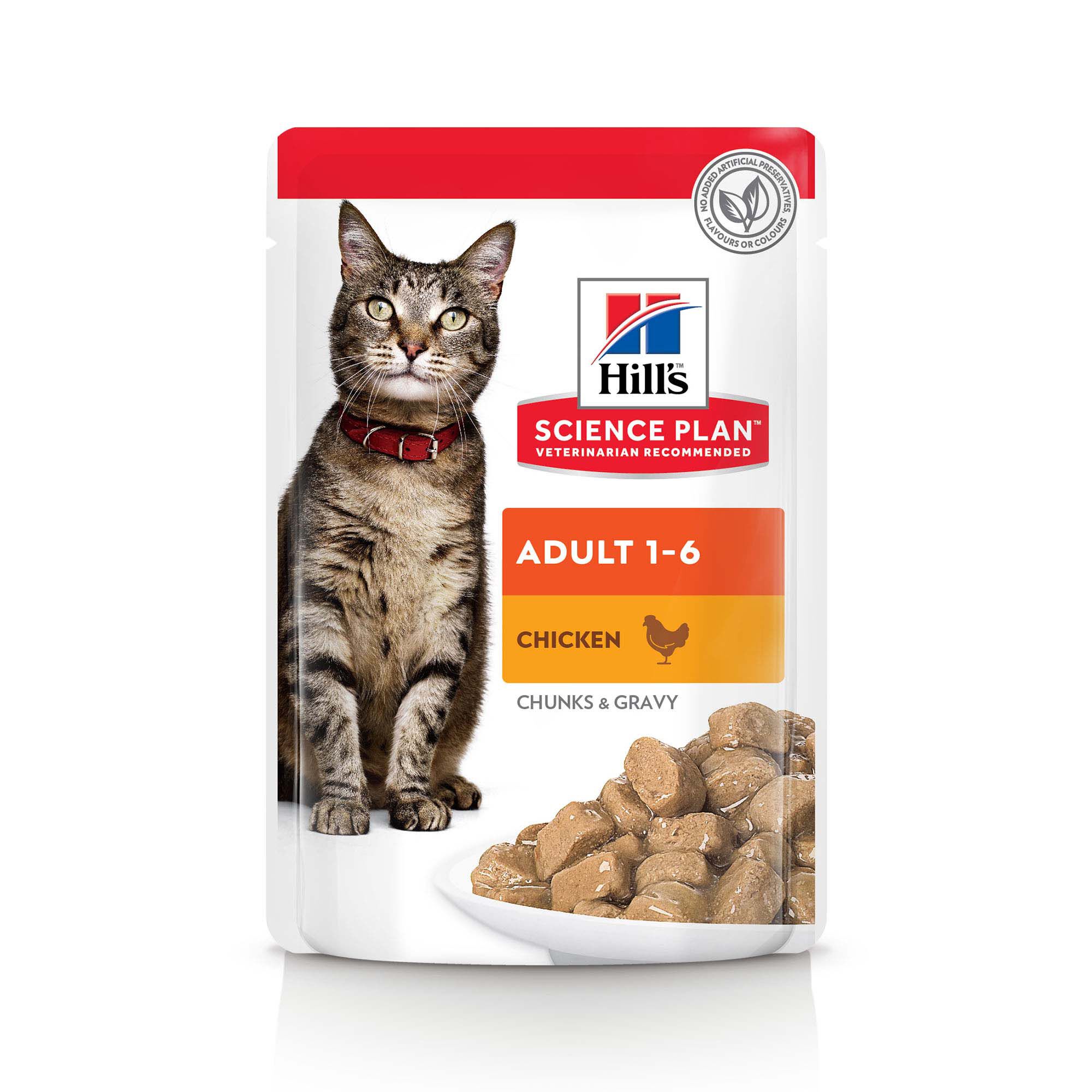 Hill's Science Plan Adult - Multipack - Kattenvoer - 12x85 gram - Kip - Kalkoen - 1,02 kg