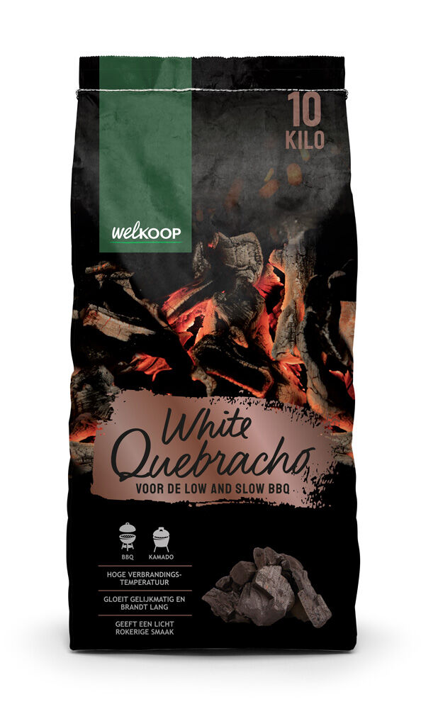 Welkoop White Quebracho  BBQ brandstoffen - Houtskool Welkoop White Quebracho  BBQ brandstoffen - Houtskool