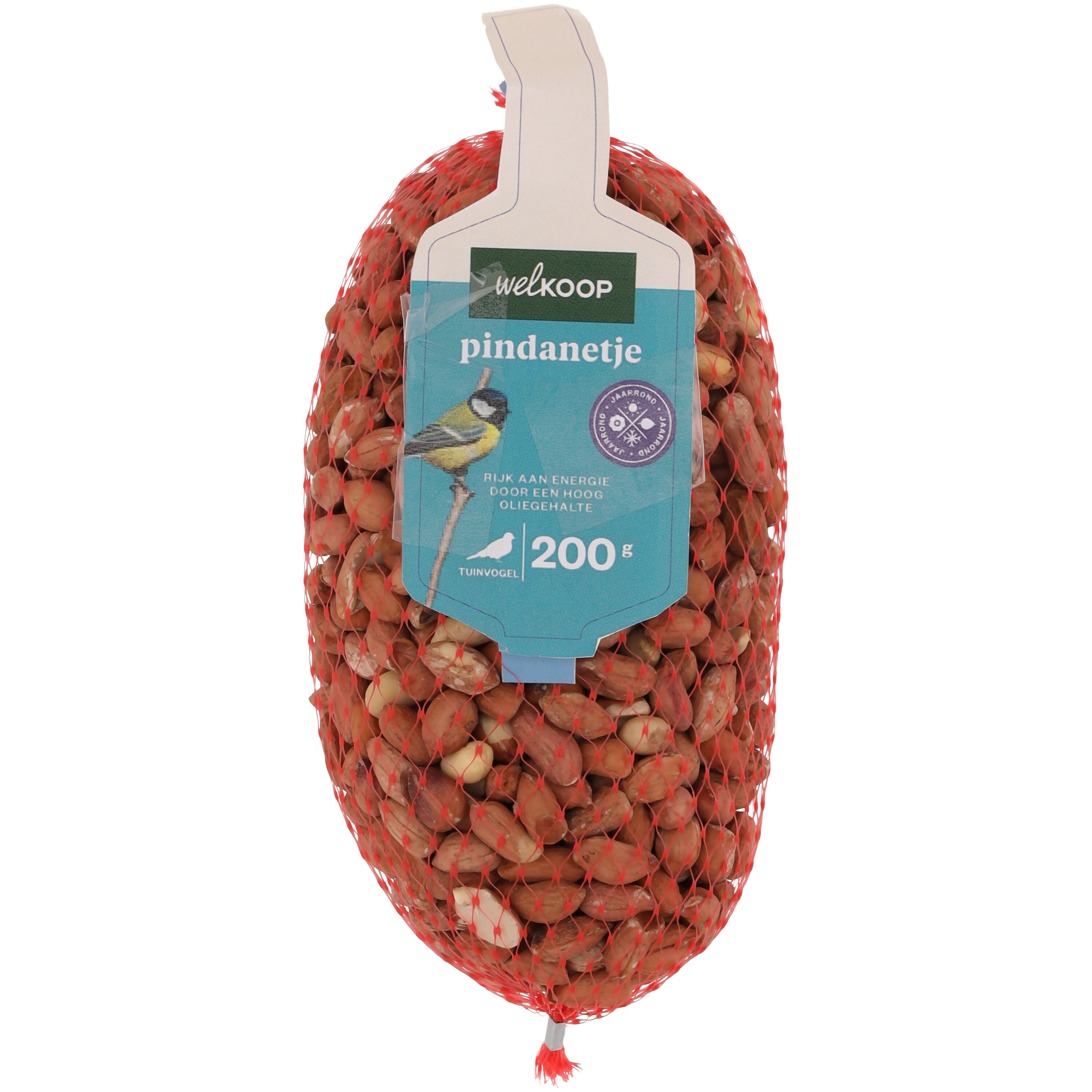 Welkoop Pindanetje - Tuinvogelvoer - 7.00 cm - 200.00 - 7.00 cm - Pinda - 15.00 cm