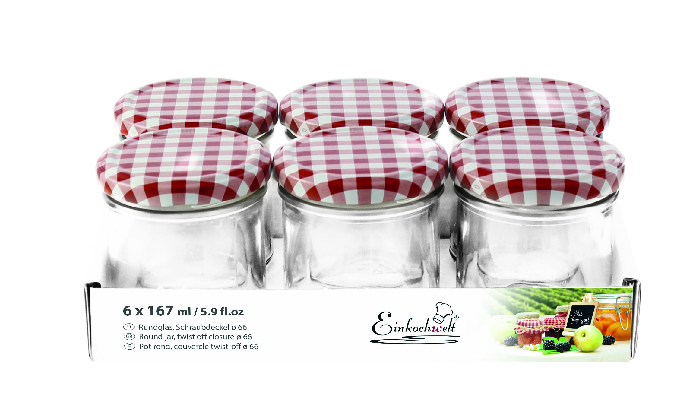 Jampotten - 167.00 l - 7.40 cm - 21.50 cm - 14.00 cm