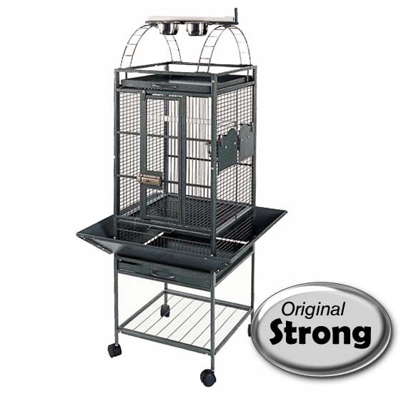 Strong Villa Helios - Papegaaienkooi - 144.00 cm - Grijs - 69.00 cm - 69.00 cm