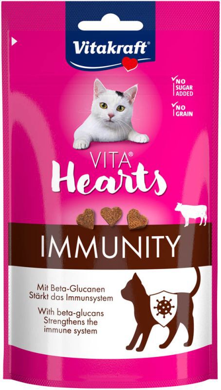 Vitakraft Vita Hearts Immuniteit - Kattensnack Vitakraft Vita Hearts Immuniteit - Kattensnack