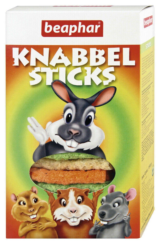 Beaphar Knabbelsticks - Knaagdierensnack - 150 - groente Beaphar Knabbelsticks - Knaagdierensnack - 150 - groente