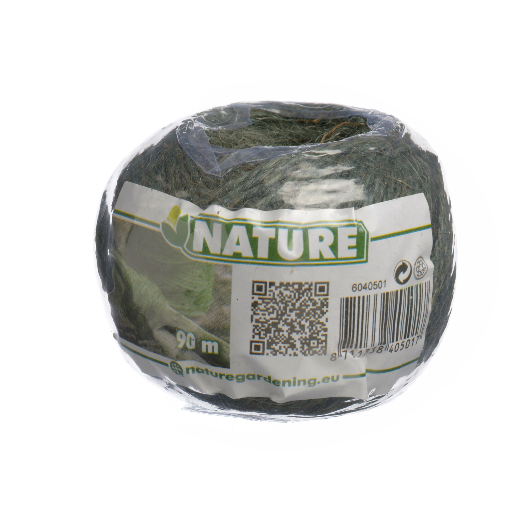 Nature Jutetouw - Touw en Bindmaterialen - 6x8x6 cm - 900 cm