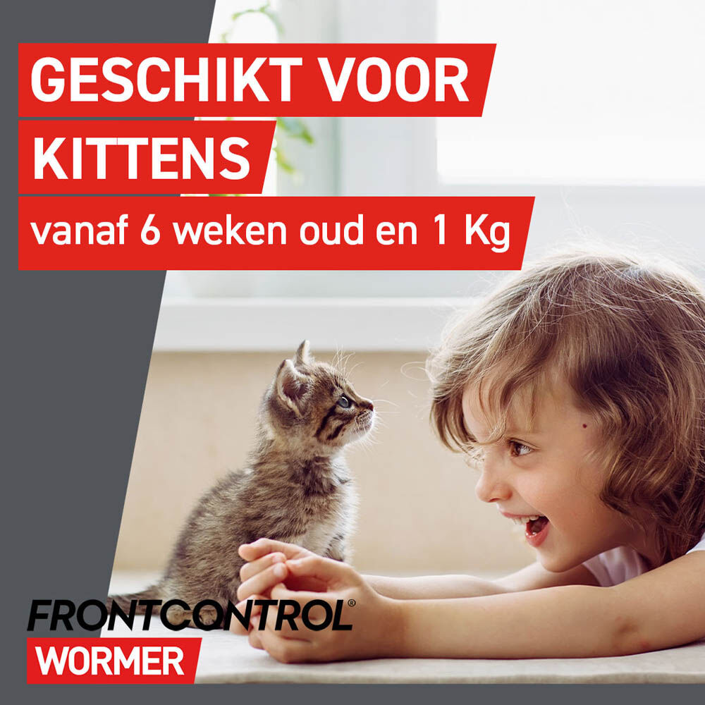Frontcontrol - Ontwormer Kat - 2 tabletten