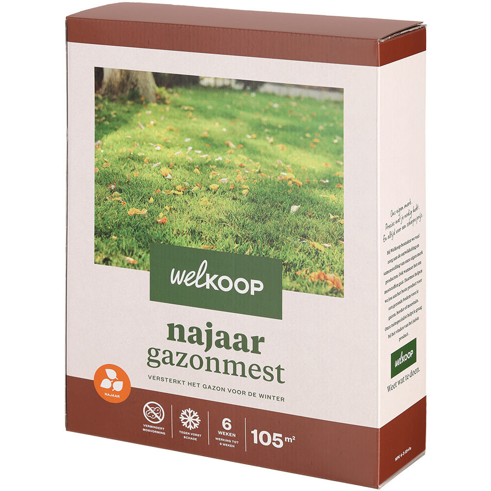 Welkoop - Najaar Gazonmest - 105 m² - 4 kg