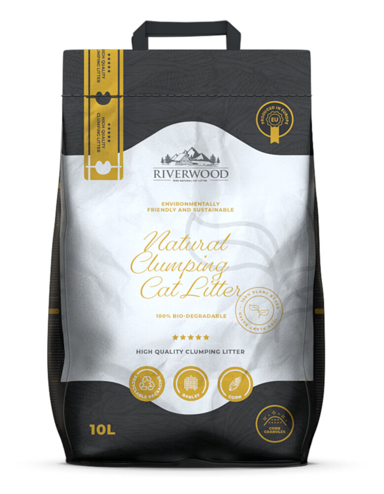 Riverwood Natural Clumping - Kattenbakvulling Riverwood Natural Clumping - Kattenbakvulling