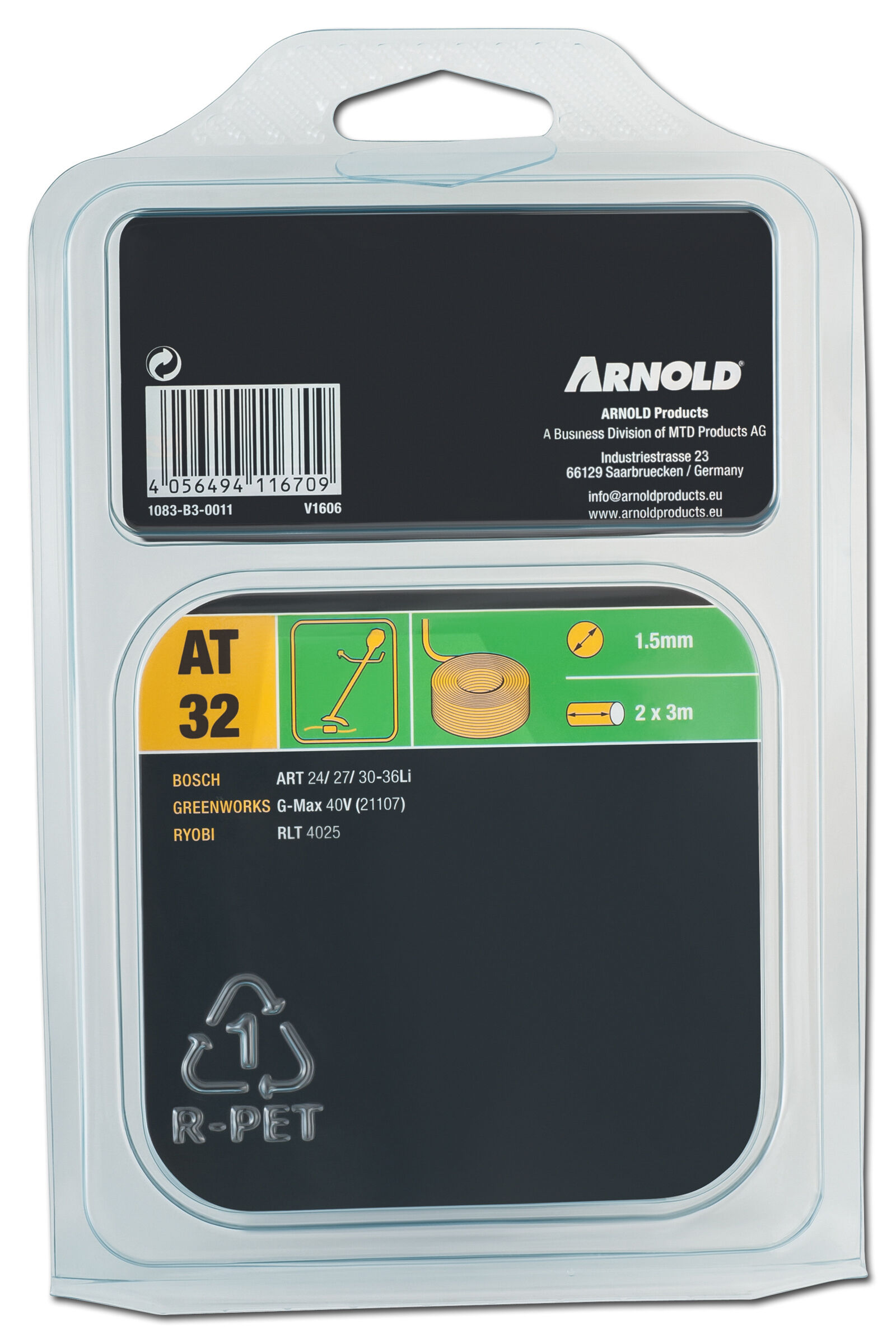 Arnold AT32 - Trimmerspoel - 300 cm