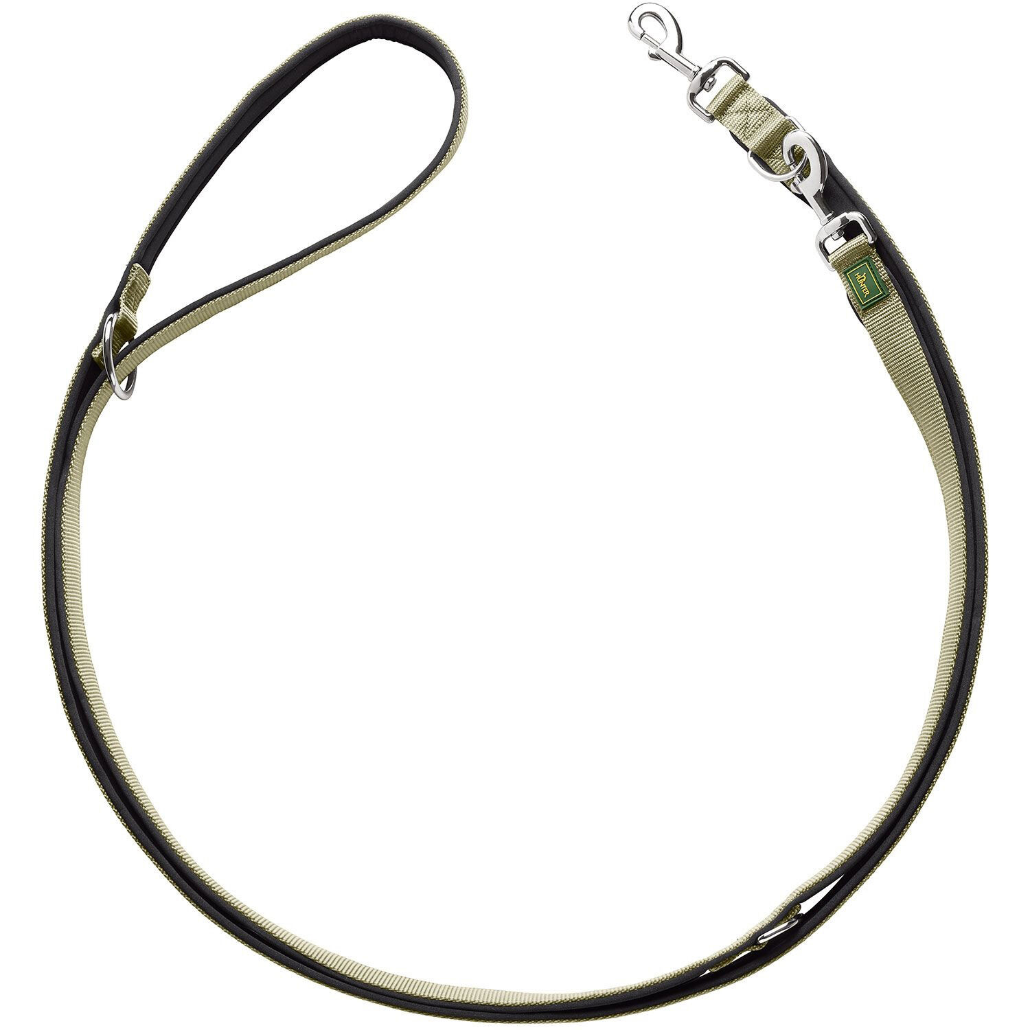 Hunter Vario Plus lijn - Hondenriem - Groen - 200 cm