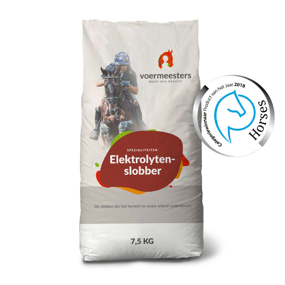 Voermeesters Elektrolyten Slobber - Specialiteit - 7,5 kg - Zak