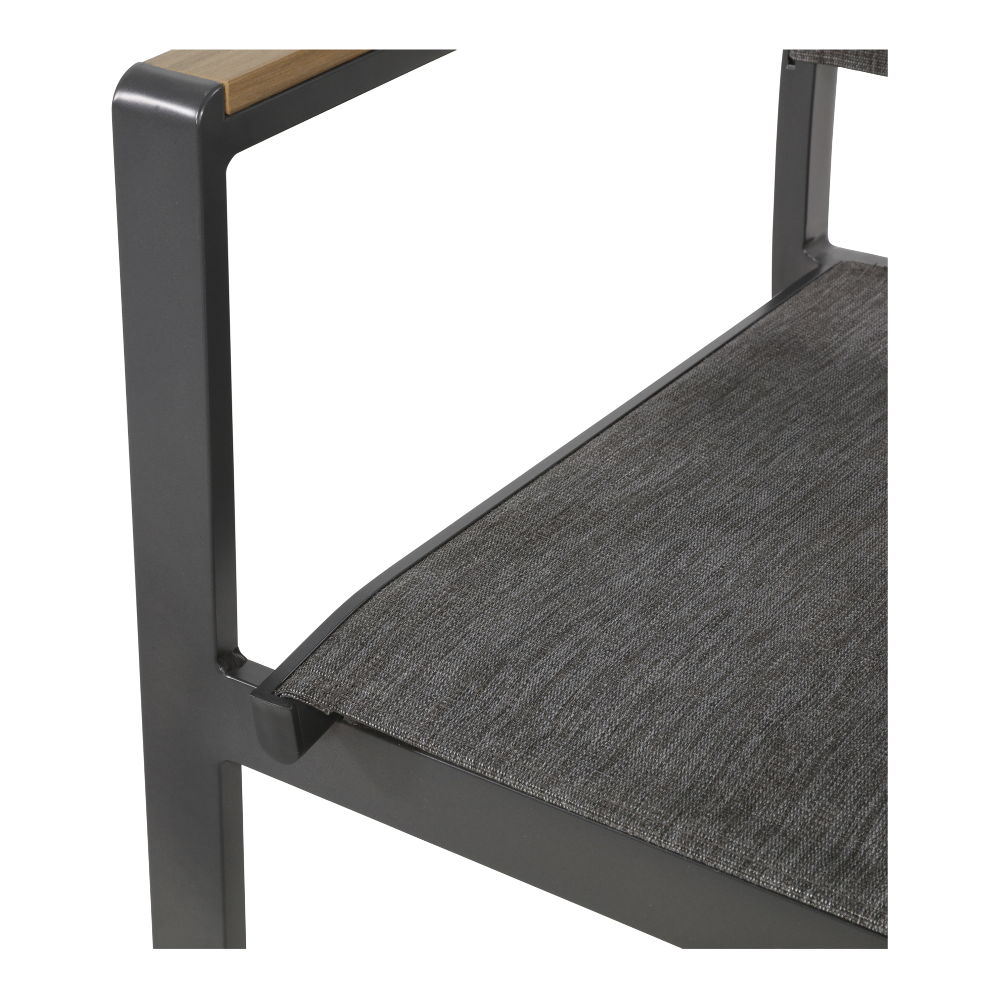 Lesli Living Arezzo - Tuinstoel - 1.00 cm - Grijs - 57.00 cm - 62.00 cm