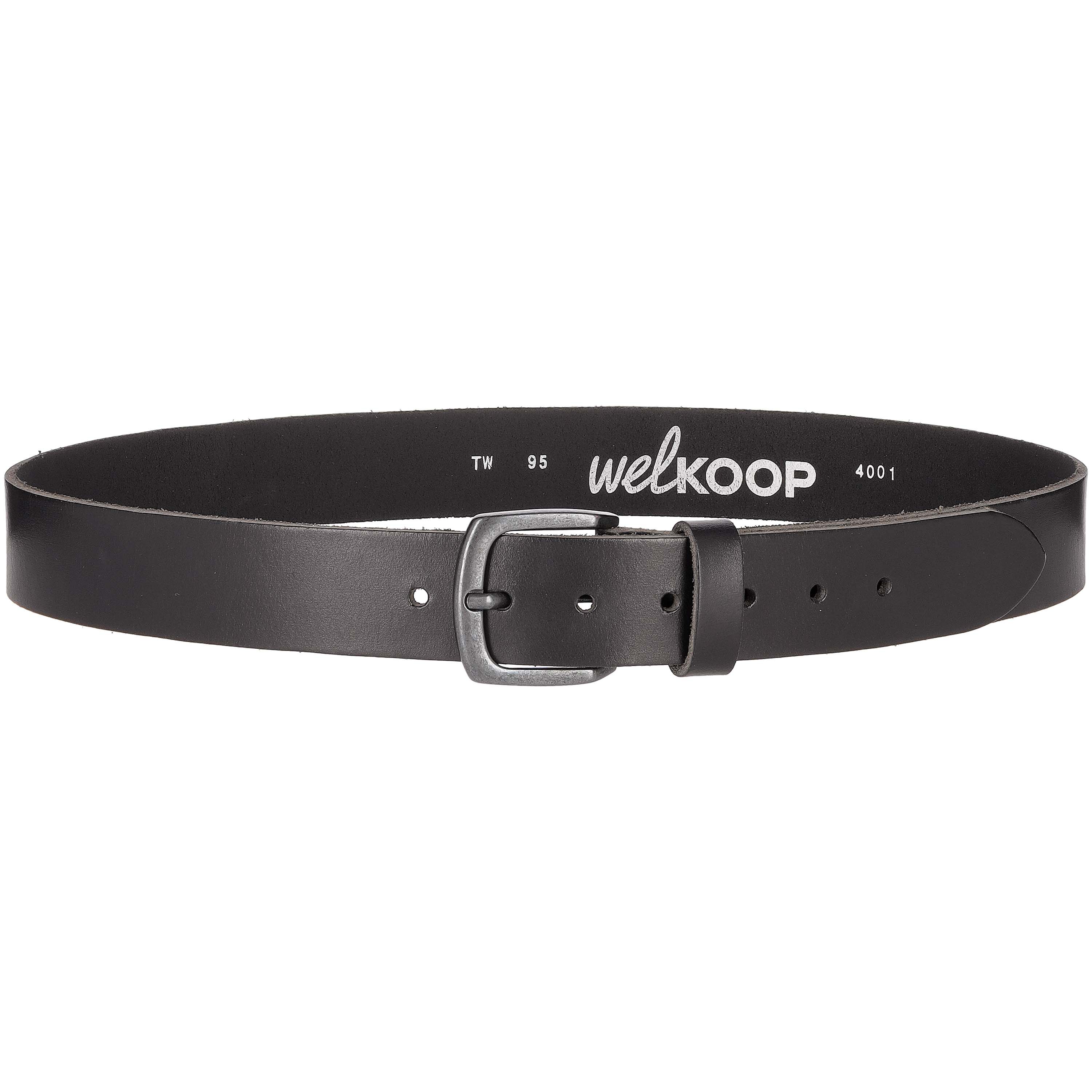 Welkoop 4001 Breed - Riem - Zwart - 105 cm