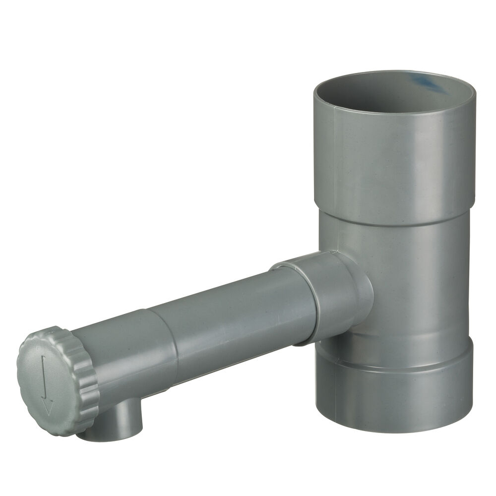 Nature - Regenton vulautomaat met draaiknop 80mm - Grijs Nature - Regenton vulautomaat met draaiknop 80mm - Grijs