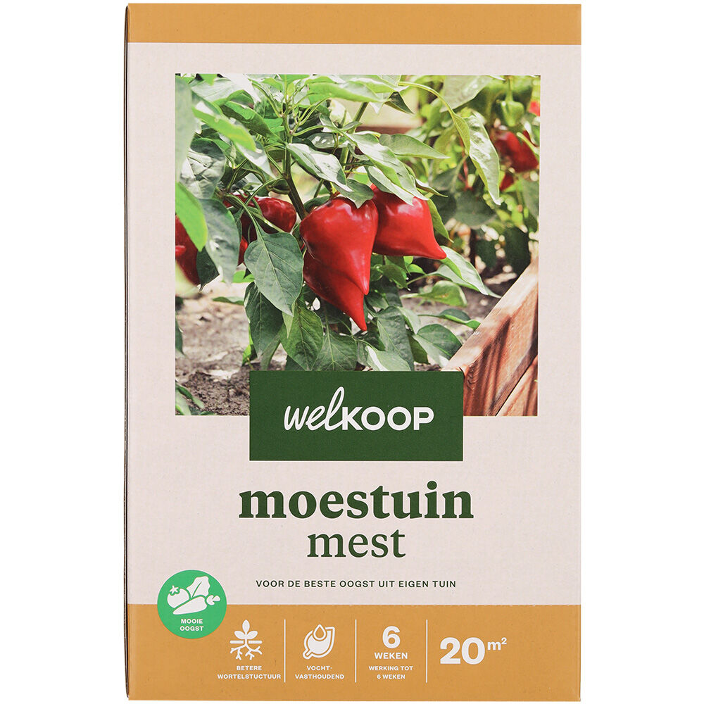 Welkoop - Moestuinmest - 20 m² - 2 kg