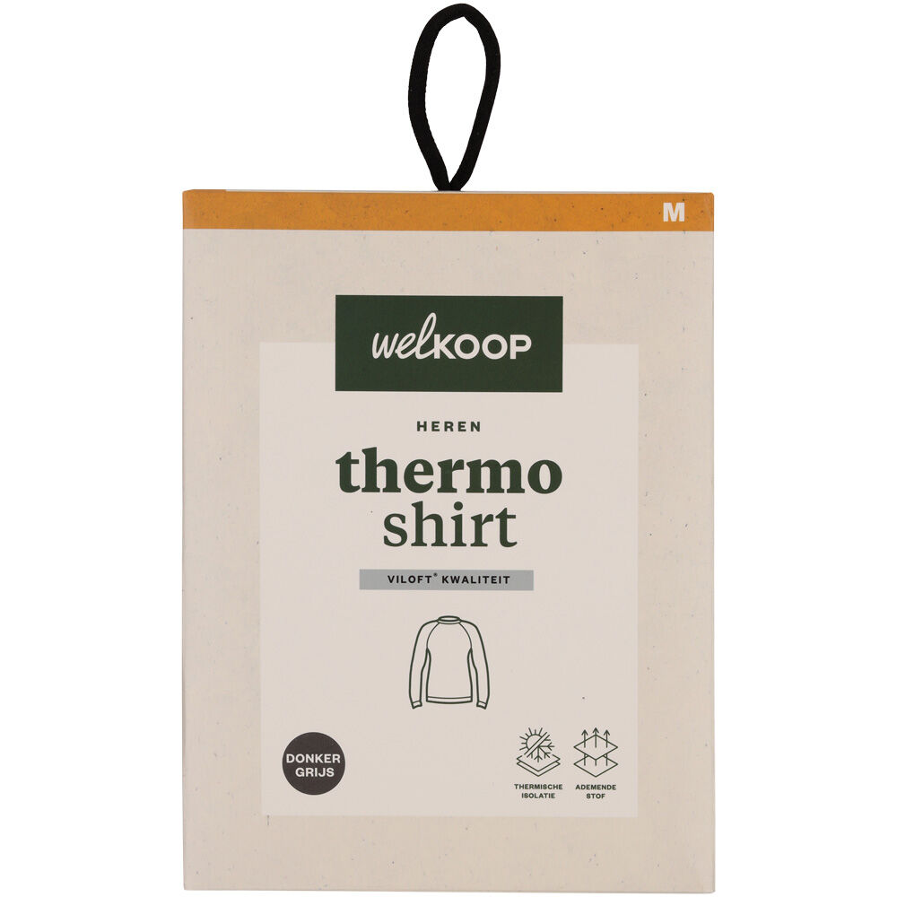 Welkoop - Thermoshirt - M - Antraciet