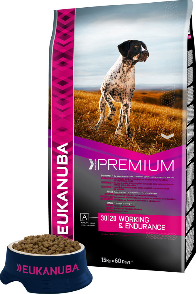 Eukanuba Premium Performance Working & Endurance - Hondenvoer - 15 - kip